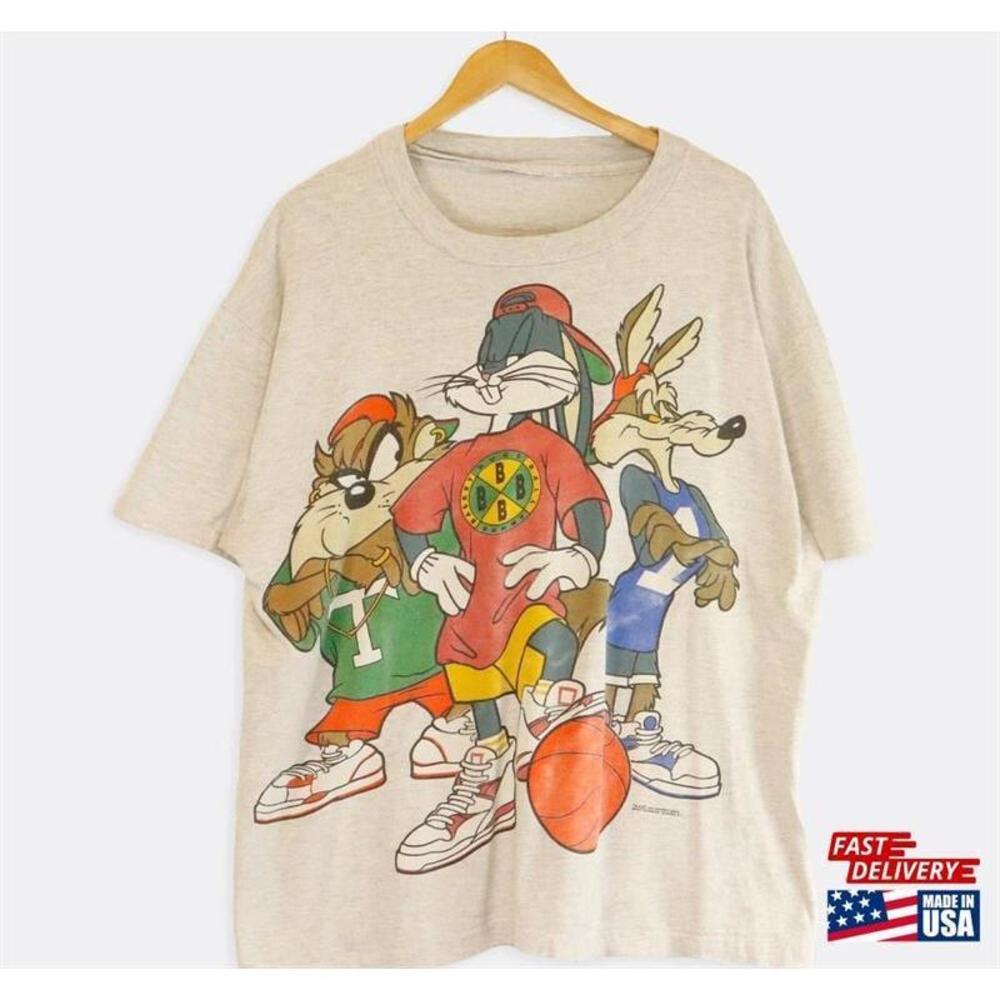 1993 Looney Tunes B Basket Ball Graphic Tshirt Unisex